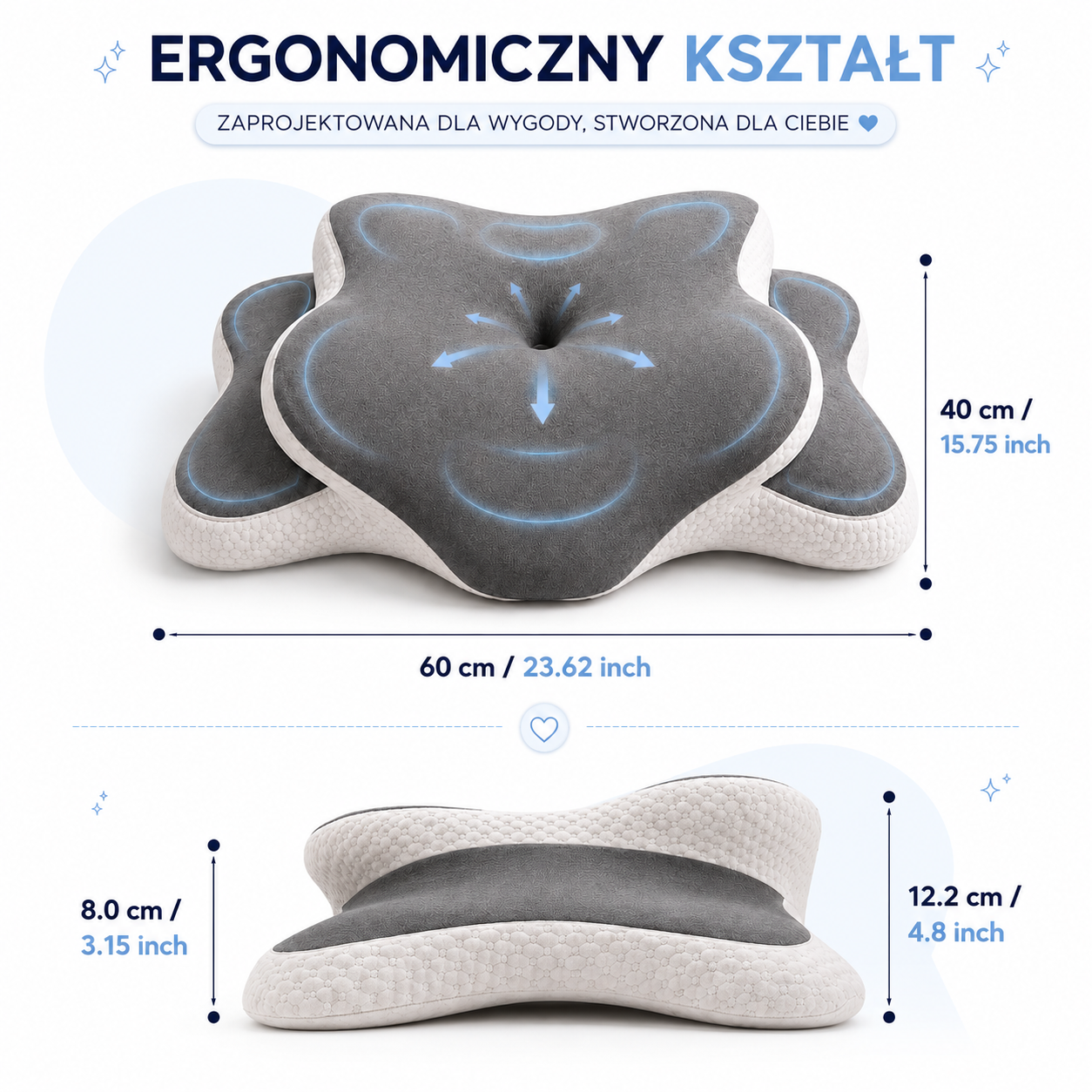 Lunavia - Poduszka ergonomiczna